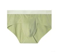 Accarugty Boxer da uomo in cotone modale, morbido e traspirante, con design classico, tinta unita, per un comfort quotidiano L-3XL: 2: boxer da uomo in cotone modal sottile (verde XL)