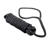 Accarugty Cima per imbarcazioni, corda di ormeggio doppia intrecciata, in nylon, corda di ancoraggio marina, parafango per barche, resistente pontile, corda impermeabile, occhiello morbido (1,27 cm)
