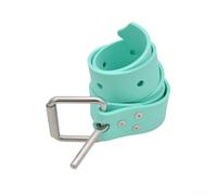 Accarugty Cintura regolabile per immersioni, in acciaio inox 316, lunghezza 1,5 m o 1,5 m, per subacquei, nuotatori, piscina, attività in spiaggia, apnea, immersioni subacquee (150 cm verde)