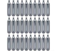 Accarugty Confezione da 30 cartucce di gas non filettate da 16 G, struttura resistente alle perdite ad alta pressione, compatibili con strumenti di sblocco della linea di scarico HVAC AC, elimina gli