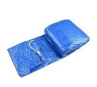 Accarugty Copertura antipioggia, per telai rotondi da 305 cm e 366 cm, resistente alle intemperie per esterni, protezione contro sporco, foglie e umidità, rinforzato con fibre (366 cm)