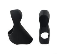 Accarugty Copri leva del freno in silicone per 105 St-6700, set di cappe per cambio bici da strada, impugnatura morbida in gel (giallo)
