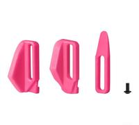Accarugty Cuscinetto deragliatore anteriore stampato in 3D, per cambio elettronico SRAM AXS, spessore in plastica leggera, per allineamento preciso e cambio liscio, 3 misure (rosa pesca)