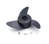 Accarugty Elica elettrica per motore fuoribordo, plastica robusta 2-3 progettata con viti di bloccaggio, kit di facile installazione per motori per pesca a traina ShengLaiXi, stabilità affidabile