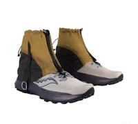 Accarugty Ghette basse per caviglie, ghette da corsa, maniche di protezione dal fango, protezioni per gambe impermeabili, copriscarpe da trekking, protezioni leggere per stivali, Scrambling (oro)