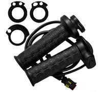 Accarugty Manopole riscaldate per moto, riscaldamento rapido e design ergonomico, manubrio impermeabile per ATV Dirt Bike guida invernale, costruzione in plastica duratura, nero