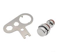 Accarugty Parte di ricambio per valvola di gonfiaggio Bcd, in ottone cromato, con O-Ring in gomma per dispositivo di controllo della galleggiabilità e riparazione (B)