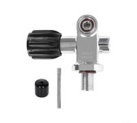 Accarugty Scuba Diving Valvola Serbatoio Ottone 250 Bar M18x1.5 Filettatura, Compatibile Con Giogo E Porte DIN Per Cilindri 0.5-4L, Controllo Del Flusso D'aria Affidabile Per Sport Subacquei