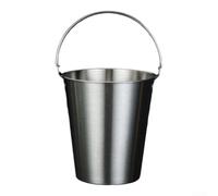 Accarugty Secchiello per ghiaccio in acciaio inox, contenitore refrigerante per champagne, contenitore refrigerante per vino, porta snack da bar, cestino per pollo fritto, bevande da campeggio