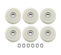 Accarugty Set di ingranaggi planetari E-For Bike 6PCS per motori a mozzo - 31T/35T/36T ingranaggi in nylon e acciaio inossidabile con cuscinetti 608, foro da 8 mm, low-N (31 denti)