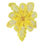 Accattivante applique floreale con paillettes per vestiti, cappelli, toppe da cucito, sciarpe, abiti da sposa, accessori decorativi con perline