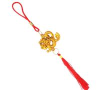 Accattivante ciondolo Anno del Drago placcato oro per splendida esposizione