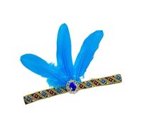 Accattivante Fasce piumate Gras Copricapo per ragazze Accessori per capelli in maschera Gras Flapper Fascia