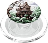 Accattivante vecchia casa abbandonata con un'atmosfera PopSockets PopGrip per MagSafe