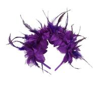 Accattivanti fasce con piume per martedì grasso, accessori per capelli per ragazze, accessori per capelli in maschera, martedì grasso, fascia per capelli, ornamento per capelli da donna