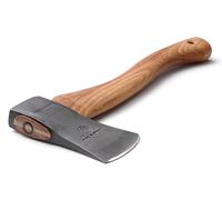 Acccetta forgiata a mano 404 mm in ferro battuto I Hultafors I Forgiata in Svezia I 1050g Ascia premium con manico in legno di hickory I Riaffilabile Incl. protezione della lama I 840025