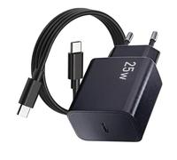 acce2s Caricabatterie rapido + cavo USB-C per Honor 400 400 Smart Lite 400 Magic 7 Pro V5 7 6 V3 5 V2 5 Vs 4 Lite, 200 200 X6b X8 X6 X7, 90 .. 25W PD QC AFC
