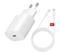 acce2s Caricabatterie rapido USB-C 25 W, tipo TA-800, cavo lungo originale 1,80 m per Samsung Galaxy A14, A54, A34, A23, A33, A53, A13, A12, A42, A22, A52s, A52 5G, A32, A02s, A04s