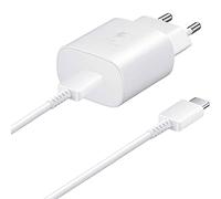 Acce2S - Caricabatterie USB Originale 1,5 A + Cavo USB-C per Samsung Galaxy A51, A80, A20e, A70, A50, A40, A9 (18), A8 2018, A7 2017, A5 2017, A3 2017
