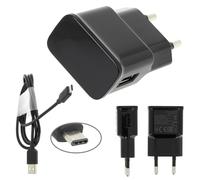 Acce2S - Caricatore USB Originale 2A + Cavo USB-C da 1 m per Samsung Galaxy S21 +, S21 Ultra, S21, S20 FE, S20 +, S20 Ultra, S20, S10e, S10+, S9 +, S8 +