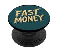 Accelera il successo con questa dichiarazione di denaro veloce PopSockets PopGrip Adesivo