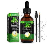 [Accelera la crescita dei capelli] Olio di ricino,Castor Oil pressato a freddo naturale al 100% biologico per capelli, trattamento per capelli danneggiati per corpo, unghie, ciglia, sopracciglia, 60ML