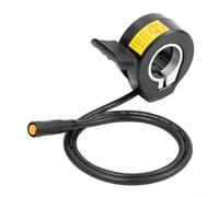Acceleratore a pollice, lunghezza cavo 32 cm, per scooter elettrico ed e-bike, connettore impermeabile a 3 pin, per modelli Bafang BBS01 BBS02, supporto per manubrio per piloti (femmina)