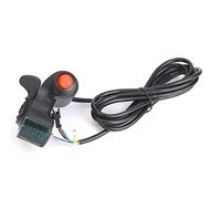 Acceleratore a pollice per bici elettrica, display LCD Controllo della velocità Interruttore di alimentazione della tensione della batteria digitale per veicoli elettrici