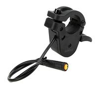 Acceleratore a Pollice per Bici Elettrica, Realizzato in Lega di Alluminio e Materiale in PVC Resistente all'Usura e Durevole, Controllo della velocità 300X, Tensione Applicabile 12V, 24V, 36V, 48V