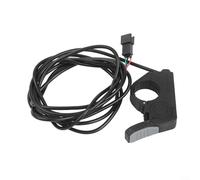 Acceleratore a pollice per bicicletta elettrica, leva di controllo della velocità 140X, per scooter elettrico da 24 V-72 V, impugnatura ergonomica, a sgancio rapido, colore nero