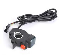 Acceleratore a Pollice per con Display LCD di Tensione della Batteria Digitale, Regolatore di Velocità per Bici Elettrica Controllo della Velocità per Scooter Elettrico