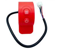 Acceleratore a pollice per scooter elettrici - ABS & Pedale acceleratore in silicone ad alta durezza con uscita a 5 fili per modelli X6/X7/X8/X9