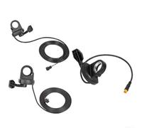Acceleratore di regolazione della velocità per biciclette elettriche, costruito per controller da 12 V-72 V e compatibile con la maggior parte dei modelli di bici elettriche con manubrio da 22,5 mm