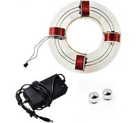 Acceleratore elettromagnetico ad anello a quattro bobine fai da te, ciclotrone elettromagnetico, attrezzatura for esperimenti scientifici, modello di sussidi didattici for la fisica