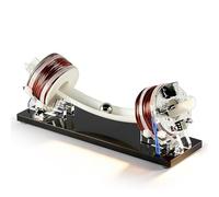 Acceleratore elettromagnetico, esperimento di fisica sul magnetismo della bobina con sfera di ferro, for l'educazione scientifica e l'apprendimento creativo