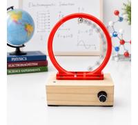 Acceleratore Elettromagnetico, Modello Fai-da-te Di Macchina A Moto Perpetuo Con Bobina A Movimento Circolare A Sfera Di Ferro, Guscio In Pla E Legno Stampato In 3d, Kit Didattico Scientifico