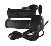 Acceleratore Manubrio per Veicoli Elettrici con Indicatore di Tensione LED Rosso