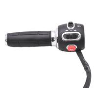 Acceleratore per scooter elettrico da 12 V 72 V con faro e indicatore di direzione, adatto a tutte le biciclette elettriche e tricicli (a destra senza leva)