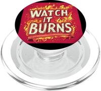 Accendi il fuoco con questo orologio It Burns PopSockets PopGrip per MagSafe