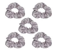 Accendi, Illumina gli Accessori per Capelli Grigio Bagliore Elastico in Raso Nei Capelli Scuri Scricchiolio, Elevata elasticità con 5 Pc Incorporata per Feste Ed Eventi