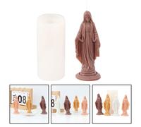 Accendi la tua creativit?? con candela Vergine Maria per stampo design ecceziona