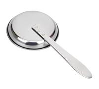 Accendicandele con manico - 17 x 8 x 1,5 cm Strumento per la sicurezza antincendio in acciaio , resistente al calore, accessorio da campeggio compatto per picnic, gestione delle della candela
