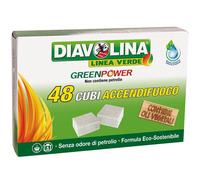 Accendifuoco 48 Cubi Diavolina Green Power 15335 24 Pezzi