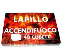 Accendifuoco 48 Cubi Lapillo 24 Pezzi