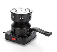 Accendifuoco a carbone, griglia elettrica a carbone, 500 W, accessorio per barbecue a carbone, con cavo lungo e manico elettrico, per fornelli a carbone e narghilè, uomini e campeggio