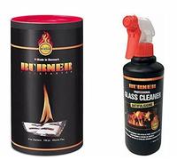 Accendifuoco Bio oil - 100 bustine + 1 Glass Cleaner Anti fuliggine - 500ml