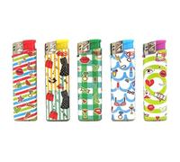 Accendini Scatto Ricaricabili MAXI GIRL David Ross Elettronici Piezo - Box da 50