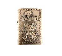 Accendino a benzina antivento KANTAI skull Lady Luck poker jackpot