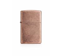 Accendino a Benzina Ricaricabile Rame Vintage in Metallo Flip Top