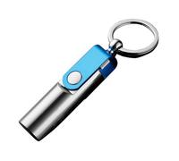 Accendino a cherosene Metal Forever Match, accenditore con portachiavi, combustibile ricaricabile, fiamma libera, fiamma morbida, portatile e può essere portato ovunque (cherosene non incluso)(Blue)